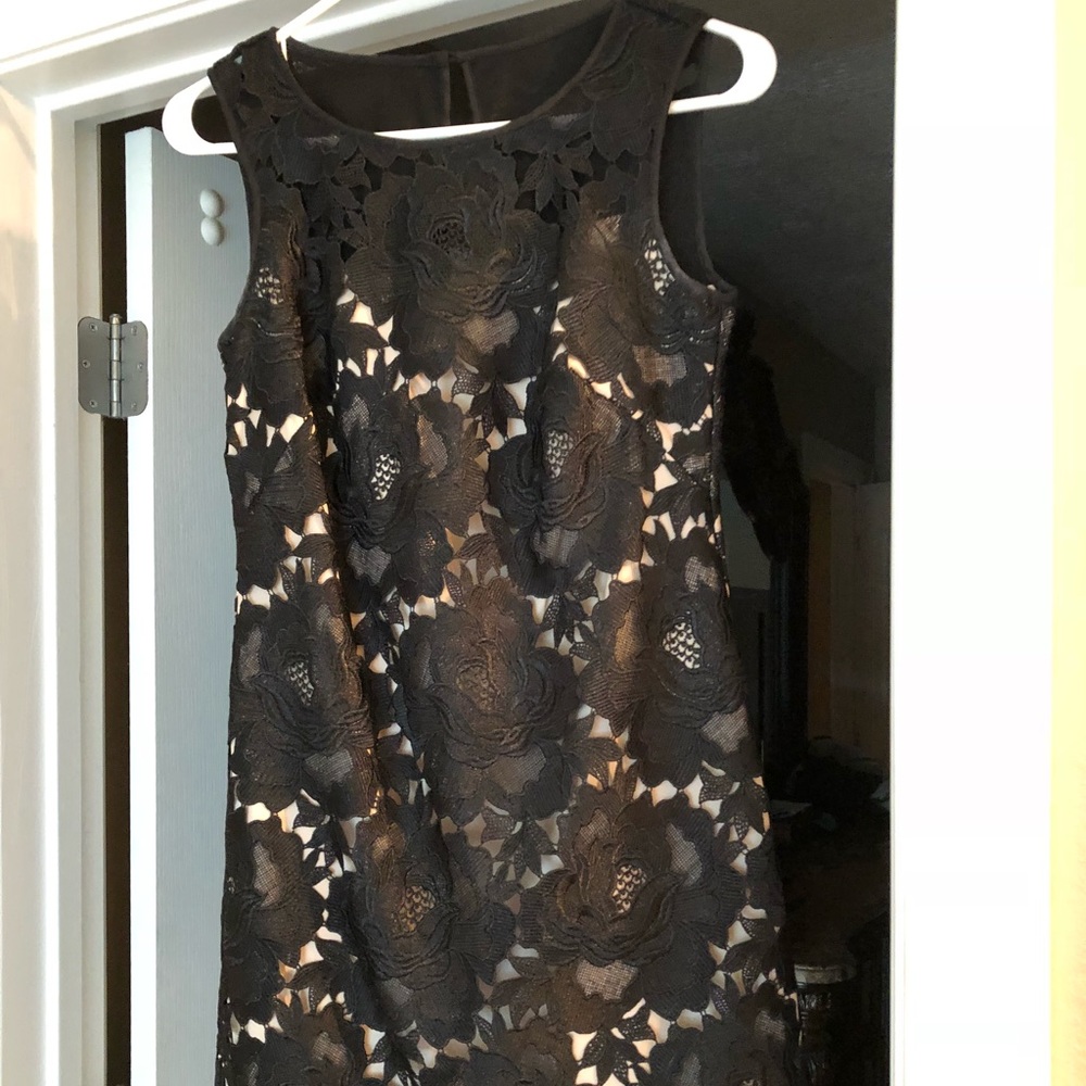 Black and Cream Dress